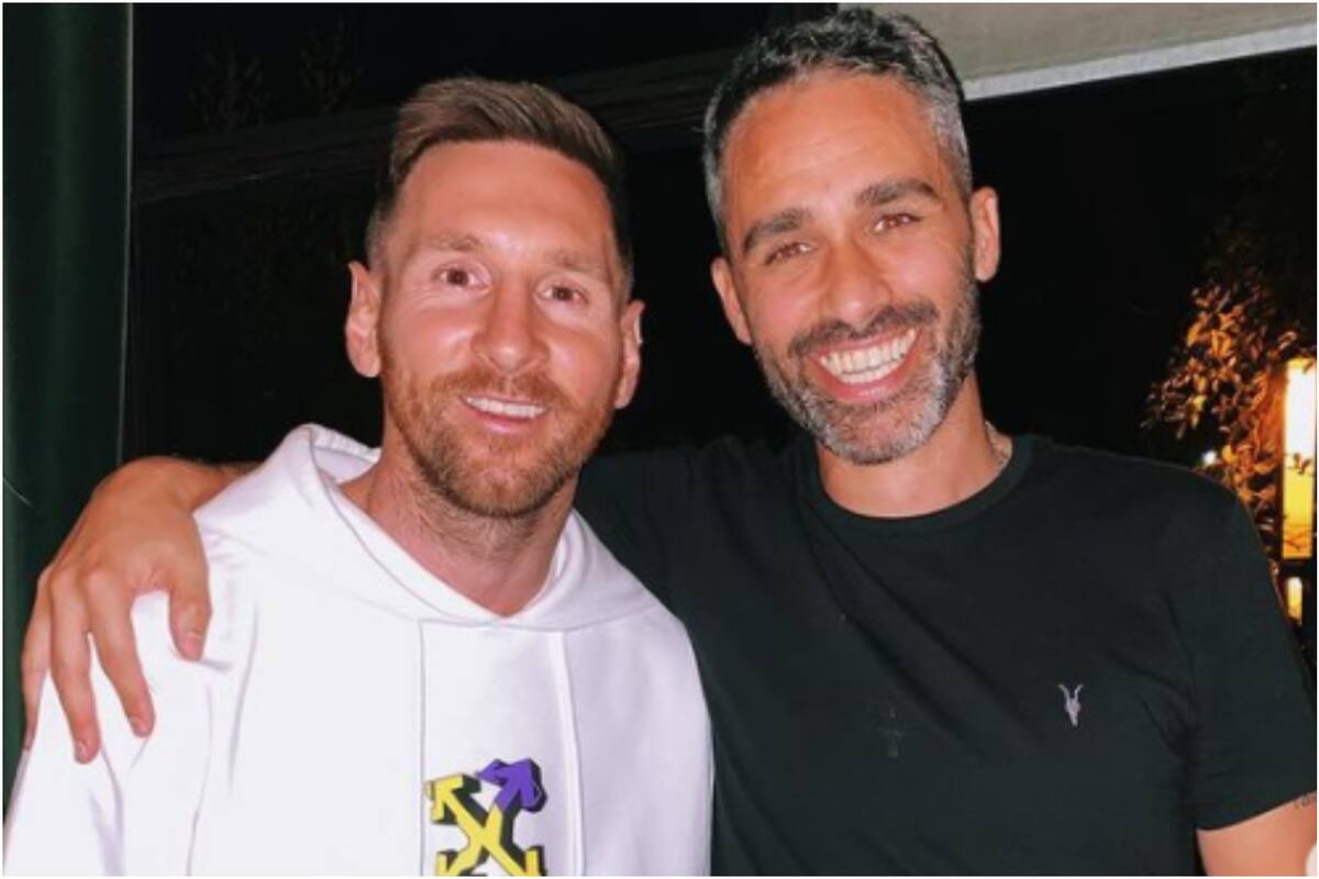 El Pollo Álvarez cumplió el sueño de sacarse una foto con Lionel Messi
Foto: Instagram @polloalvarez