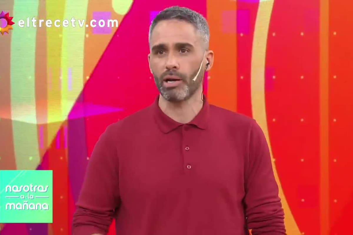 El Pollo Álvarez se bajó del avión y sorprendió en vivo en el estudio de Nosotros a la mañana
