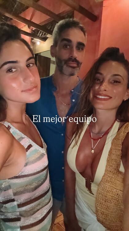 El Pollo Álvarez y Tefi Russo también viajaron a Brasil con Bianca, hija de la influencer