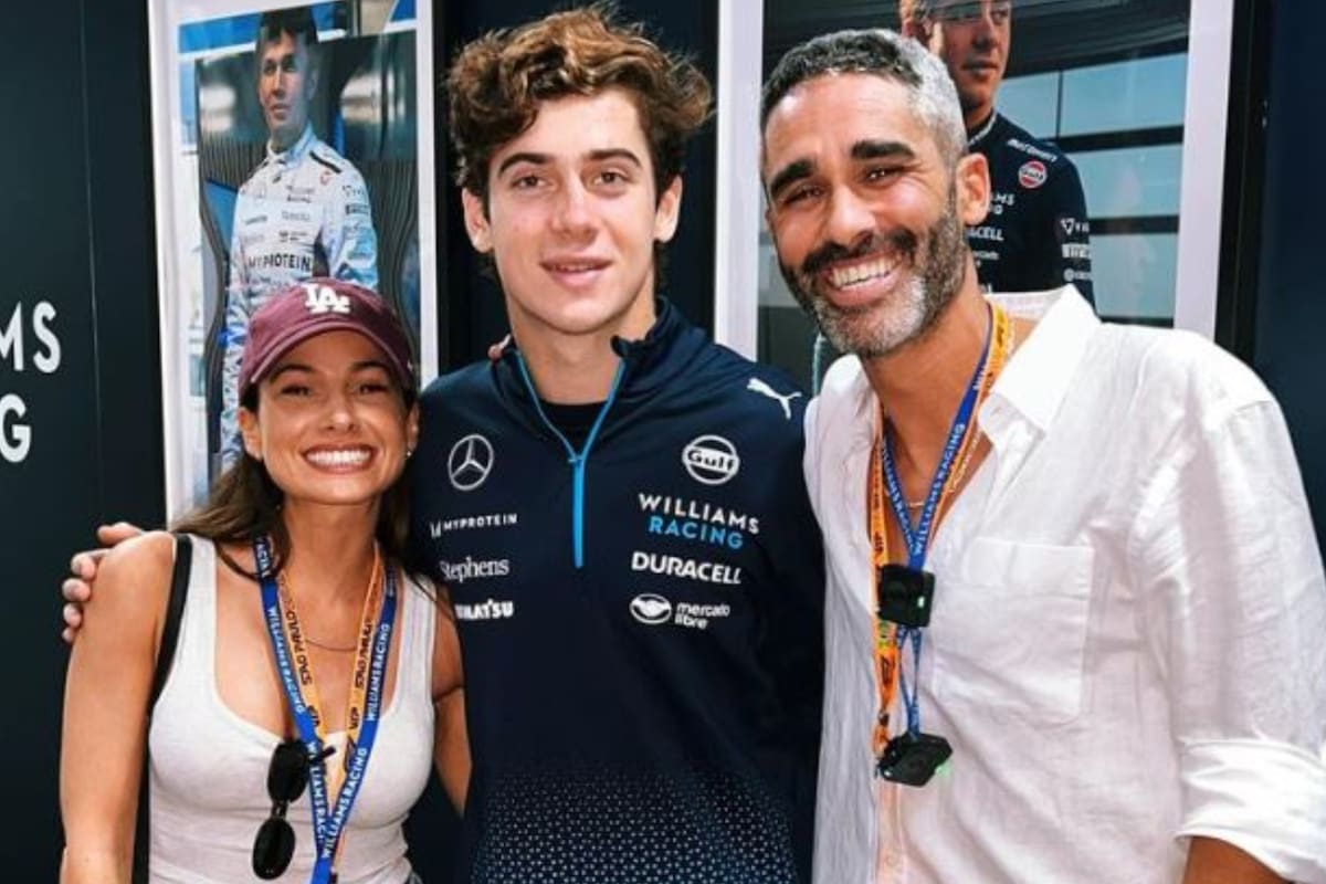El Pollo Álvarez y Tefi Russo viajaron a Brasil para conocer la intimidad del Gran Premio de la Fórmula 1