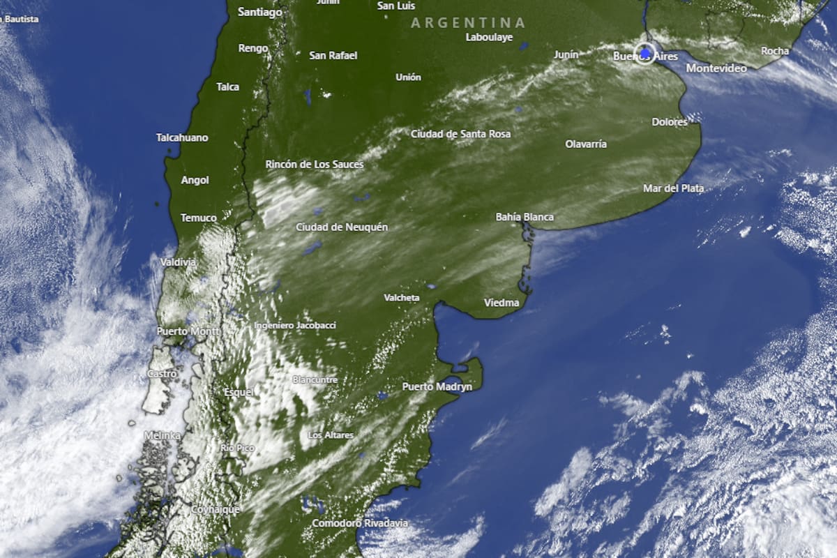 El polvo patagónico llegó a Buenos Aires tras el temporal