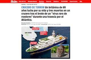 La reacción de los medios del mundo al brote de hantavirus que dejó tres muertos
