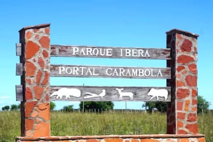 El Portal Carambola es una de las entradas a los Esteros del Iberá