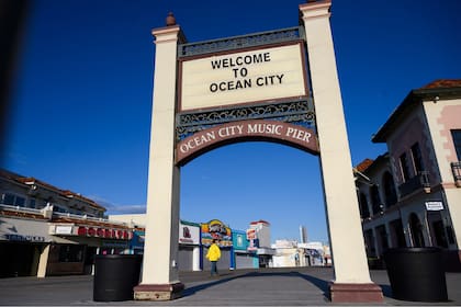 El portal de la entrada a Ocean City