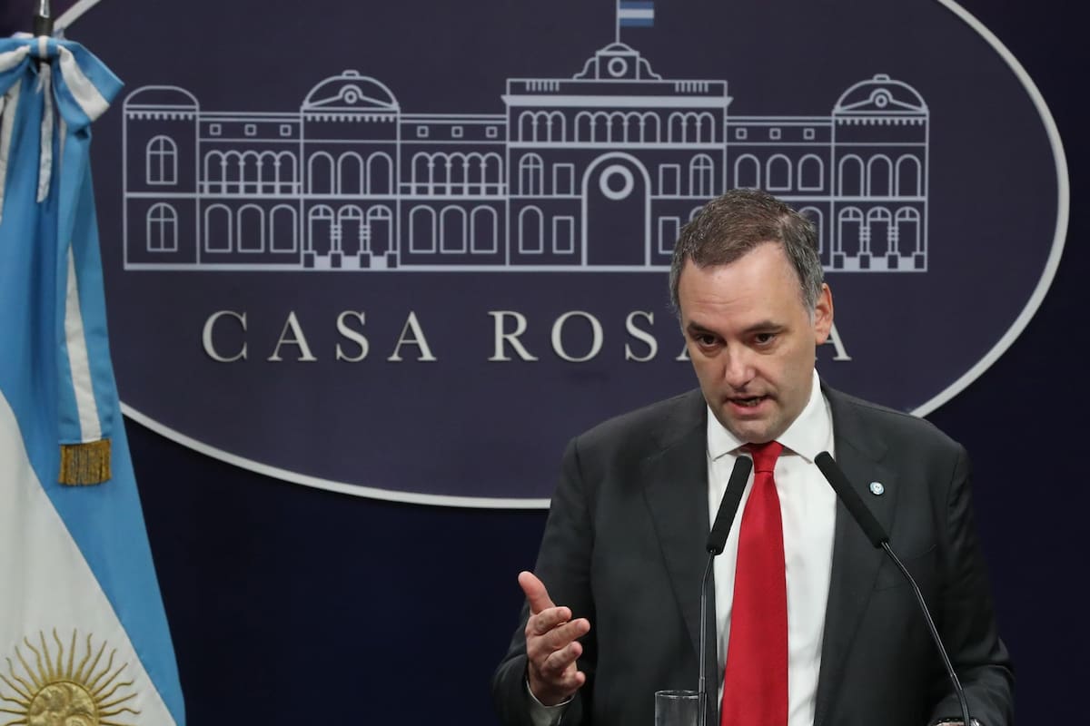 El portavoz Manuel Adorni.