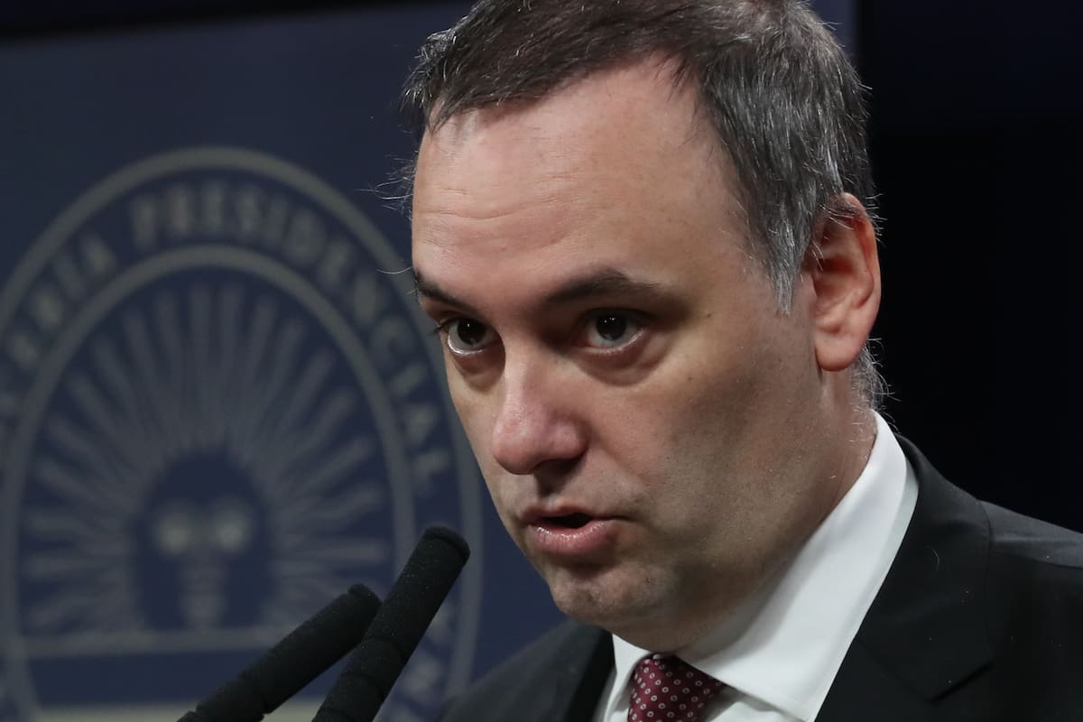 El portavoz presidencial Manuel Adorni