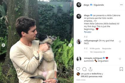 El post de Boneta en el que su novia le hizo un comentario sugerente