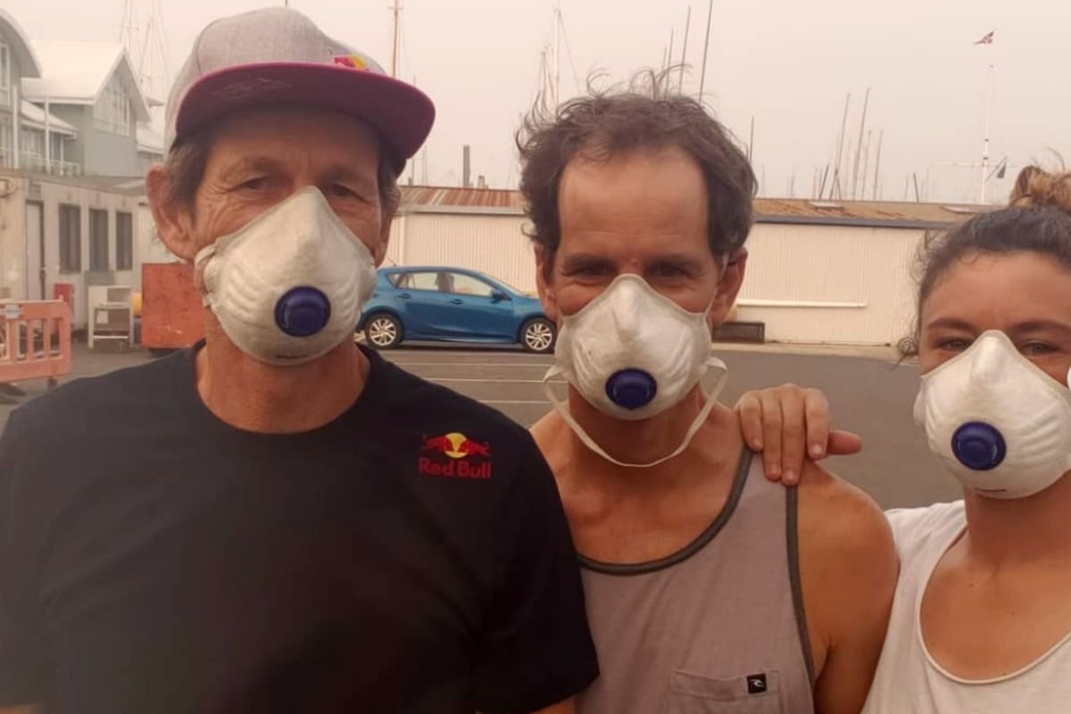 El post de Lange desde Geelong, en las afueras de Melbourne