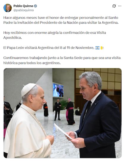 El posteo de Quirno