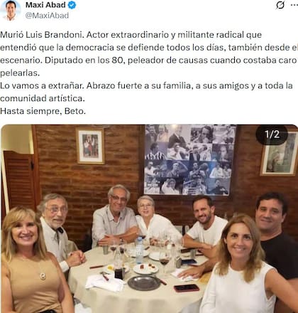 El posteo de Abad
