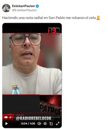 El posteo de Paulón