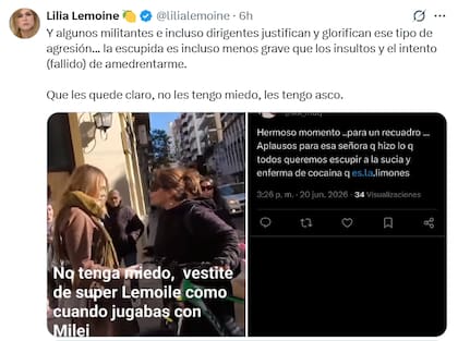 El posteo de Lemoine