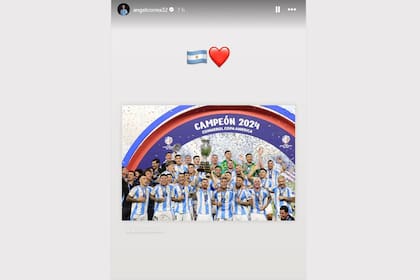 El posteo de Ángel Correa para celebrar el bicampeonato de América