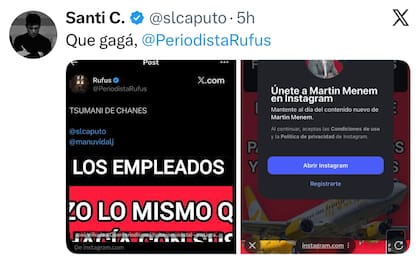 El posteo de Caputo para dejar en evidencia al clan Menem