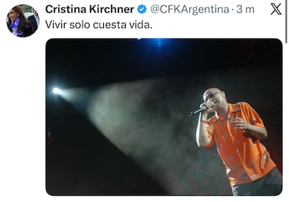 El posteo de Cristina Kirchner