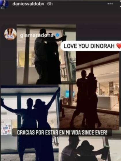 El posteo de Daniel Osvaldo dedicado a Gianinna Maradona