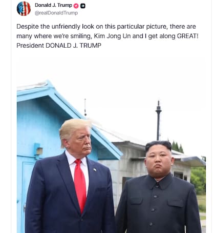 El posteo de Donald Trump