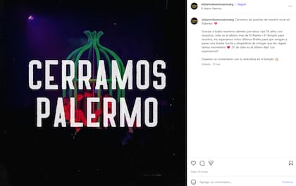 El posteo de El Álamo en sus redes