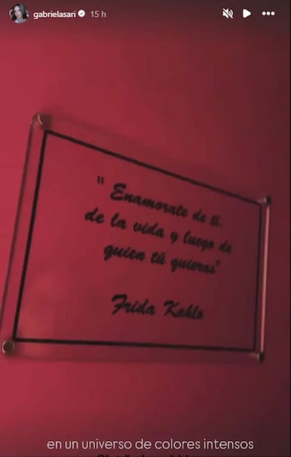 El posteo de Gabriela Sari en medio de los rumores de romance con Facundo Arana (Foto: Instagram @gabrielasari)