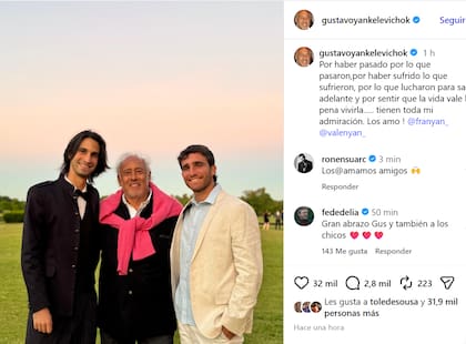 El posteo de Gustavo Yankelevich