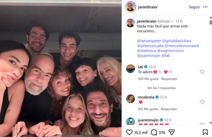 El posteo de Javier Braier