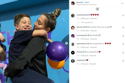 El posteo de Jimena Barón y algunos de los comentarios