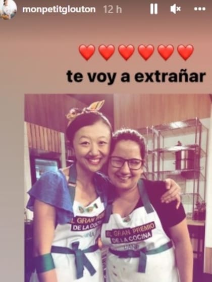 El posteo de Karina Gao