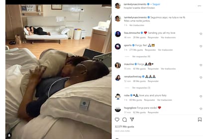 El posteo de la hija de Pelé tras los rumores sobre la muerte del astro brasileño