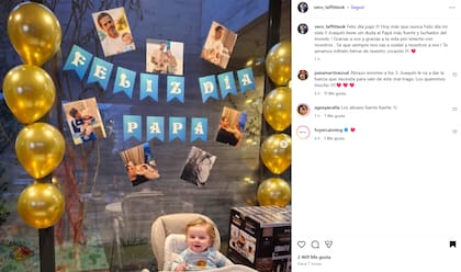 El posteo de la pareja de Fernando Gago en Instagram en el Día del Padre