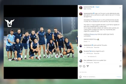 El posteo de Lautaro Martínez antes de la final (Foto: Instagram @lautaromartinez)