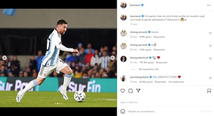 El posteo de Lionel Messi tras el triunfo de "La Scaloneta" ante Paraguay