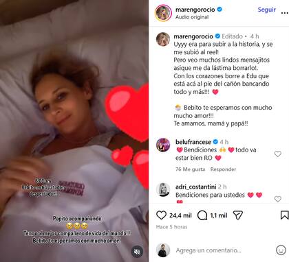El posteo de Marengo para llevar tranquilidad a sus seguidores