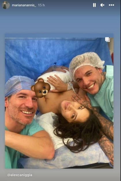 El posteo de Mariana Nannis tras el nacimiento de su nieta Venezia, hija de Alex Caniggia y Melody Luz