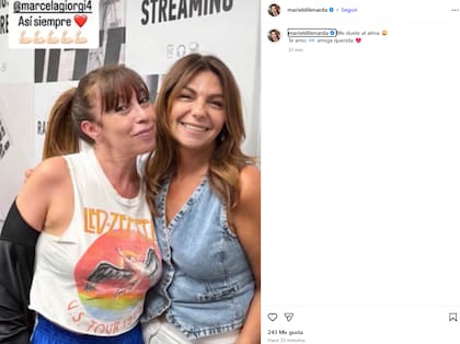 El posteo de Mariel Di Lenarda tras anunciar la noticia al aire