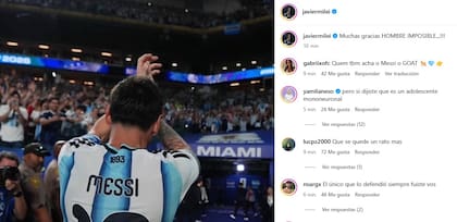 El posteo de Messi luego del anuncio de Messi