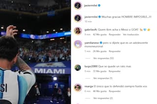 El mensaje de Milei por el retiro de Messi de la selección argentina