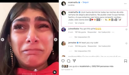 El posteo de Mia Khalifa sobre si siguiente proyecto