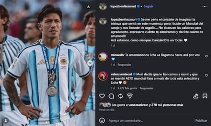El posteo de Muri Benítez López dedicado a Licha Martínez