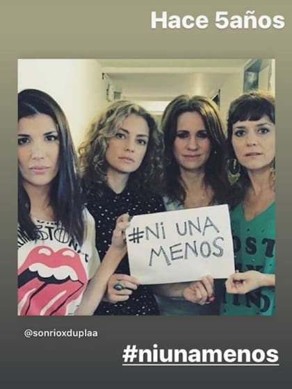 El posteo de Nancy Dupláa a cinco años del Ni Una Menos