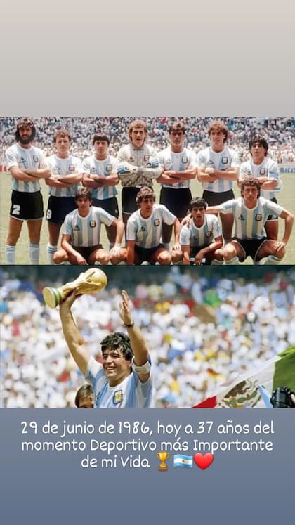 El posteo de Oscar Ruggeri sobre el título del mundo en México 86