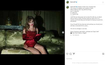 El posteo de Taylor Swift tras el lanzamiento de The Life of a Showgirl
