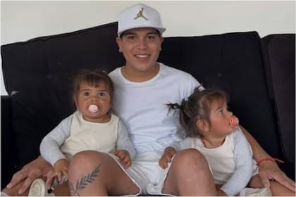El posteo de Thiago Medina con sus hijas