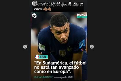 El posteo del chileno Arturo Vidal