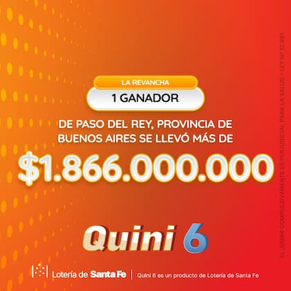 El posteo del ganador de hoy