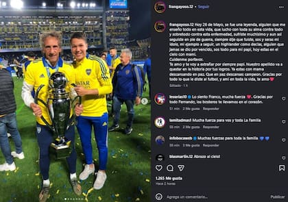 El posteo del hijo de Fernando Gayoso que revolucionó las redes (Captura: Instagram @frangayoso.12)