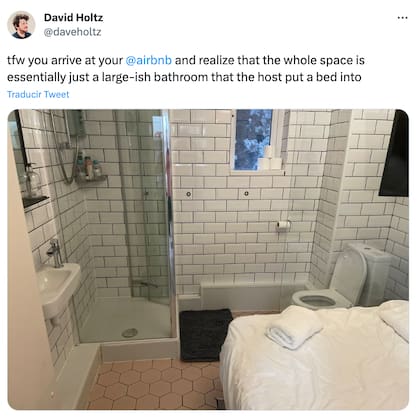 El posteo del hombre que se quejó de su habitación alquilada