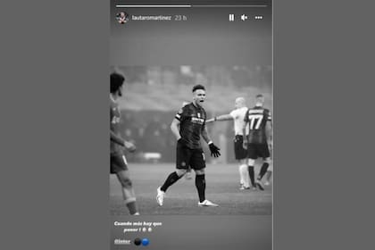 El posteo del Toro en Instagram un día antes del partido. Su apelación no dio resultado