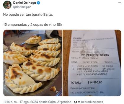 El posteo del usuario que se volvió viral