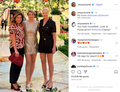 El posteo donde Amy Schumer mostró su nueva figura se llenó de comentarios