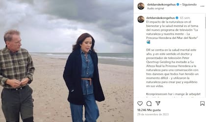 El posteo donde la reina María habló acerca de la salud mental y la importancia de poder prestar atención a los síntomas de ciertos trastornos
